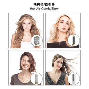 C61 Multi Styler 5 en 1 Brosse à air chaud avec moteur sans balais, chauffe rapidement pour cheveux secs et humides, bouclage et lissage - Product Image 5