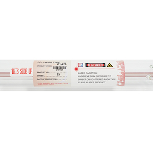 Yongli 35W 40W 45W 50W Co2 Laser Tube Verre Tube Laser Pièces d'équipement pour Co2 Laser Machine de découpe et de gravure - Product Image 4