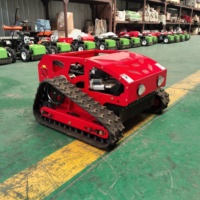 Nouvelle tondeuse à gazon industrielle autopropulsée 550 à 4 temps de type chenillé avec télécommande pour ferme agricole et jardin