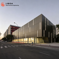 Edificio Industrial Prefabricado de Acero de Bajo Costo y Construcción Rápida, Tipo Taller o Almacén