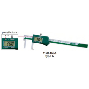 Calibreurs numériques INSIZE avec interface de données, plage de mesure 22-150 mm - Product Image 1