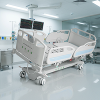 Lit d'hôpital électrique 7 fonctions à succès avec fonction CPR manuelle et garantie de 3 ans
