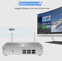 EGLOBAL Mini PC Pequeño Nuc I3/i5 7267U, Computadora Integrada RTC, Computadoras de Escritorio, Mini PC Sin Ventilador