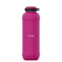 Bouteille isotherme brevetée de 21 oz en acier inoxydable 316, gourde sportive avec deux options de couvercle, personnalisable pour des cadeaux d'entreprise haut de gamme