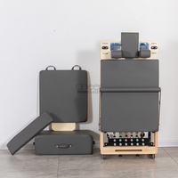 Machine de Pilates pliable en bois d'érable pour équipement de fitness à domicile, entraînement de force et de flexibilité