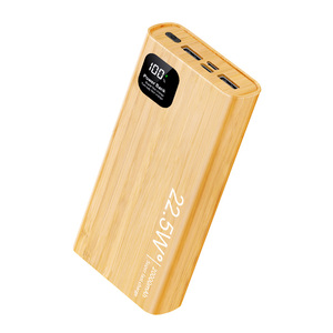 Bestseller-Produkte 2023 Pd 22,5 w Telefon LED-Display Tragbar 20000mah Holz <span class=keywords><strong>Power</strong></span> bank 10000mah <span class=keywords><strong>Eco</strong></span> 30000mah Bambus <span class=keywords><strong>Power</strong></span> Bank - Product Image 4