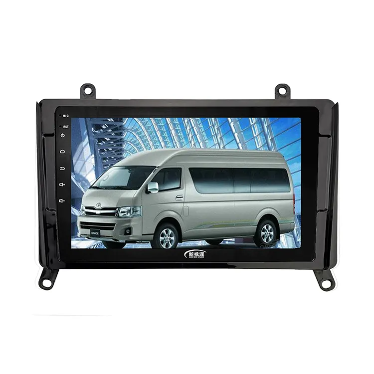 Android 8,0 Quad Core 2 din Car Multimedia estéreo reproductor de DVD Gps para Toyota Hiace 2019 navegación GPS de coche Auto Radio