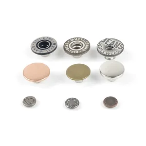 Factory Customized Denim Jeans Metal Rivet Decorative Button Fashion Popular Elements For Jeans Rivets