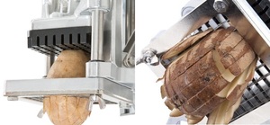 Cortador Comercial <span class=keywords><strong>Manual</strong></span> <span class=keywords><strong>de</strong></span> Patatas <span class=keywords><strong>Fritas</strong></span> y Chips <span class=keywords><strong>de</strong></span> Acero Inoxidable y Aluminio <span class=keywords><strong>de</strong></span> Grado Alimenticio con Certificación CE/NSF para Uso Intensivo - Product Image 5
