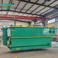 Entegre küçük DAF, pıhtılaşma ve flokülasyon tankı 10-100m3/h ile çözünmüş hava flotasyon makinesi