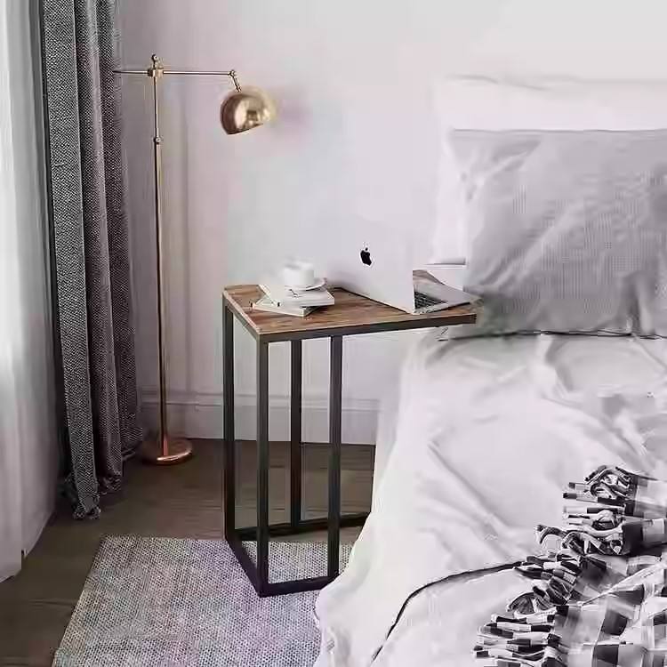Simple Small Metal Coffee Table Movable Sofa High-end Instagram Style ...