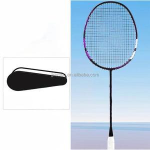 Raqueta de Bádminton de fibra de carbono suave con logotipo personalizado más vendido <span class=keywords><strong>Material</strong></span> de eje de origen duradero técnicas tejidas - Product Image 6