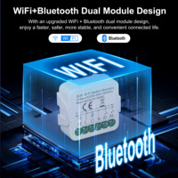 GIRIER Tuya DIY Interruptor de Luz Inteligente WiFi de 1, 2, 3 o 4 Canales, Requiere Cable Neutro/Sin Cable Neutro