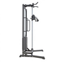 Système de poulies réglable en acier de haute qualité, machine d'entraînement unilatéral pour triceps, poitrine et dos, avec pile de poids de 65 kg