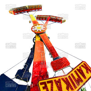 อุปกรณ์ที่น่าตื่นเต้นกลางแจ้งรูปมังกรรถไฟเหาะขนาดใหญ่ - Product Image 3