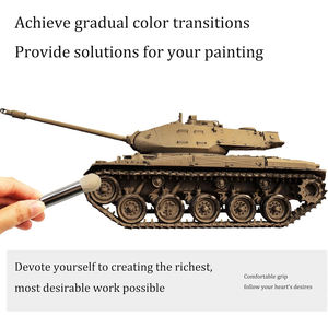 Ensemble de pinceaux secs de qualité supérieure, 3 tailles, 15 mm Mighty Drybrush, 12 mm Moderate Drybrush, Masterclass Drybrush, <span class=keywords><strong>pour</strong></span> les amateurs d'art et les artistes professionnels - Product Image 6