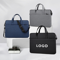 Vente en gros de porte-documents de bureau avec logo personnalisé Sac pour ordinateur portable de grande capacité Sac à main d'affaires en tissu Oxford
