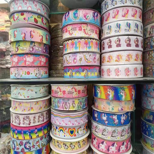 Heat Transfer Sublimation Custom Grosgrain <strong>Ribbon</strong> <strong>Printed</strong> 38mm 50mm 75mm DIY Hair Bows Gift Wrapping Cartoon Christmas <strong>Ribbon</strong> - Product Image 1