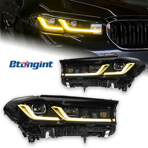 Phares à LED Accessoires de voiture Convient aux systèmes d'éclairage automobile 2018-2020 <span class=keywords><strong>BMW</strong></span> Série 5 Ensemble de phares à LED pour voiture - Product Image 2