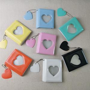 Álbum de fotos de color caramelo en forma de corazón de estilo coreano Ins, <span class=keywords><strong>libro</strong></span> de dibujos animados bonitos, foto de un solo compartimento de 3 pulgadas - Product Image 1