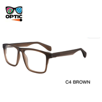 Nouvelle Série Homme Monture Optique TR90 Carrée à Monture Complète avec Branches à Embout pour Lunettes de Vue Personnalisables