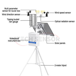 Estación meteorológica inteligente para agricultura, sistema de monitoreo ambiental para exteriores - Product Image 3
