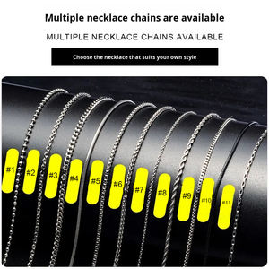 قلادة مخصصة مطلية بالذهب عيار 18 قيراط من الفولاذ المقاوم للصدأ، قلادة اسم شخصية للنساء - Product Image 5