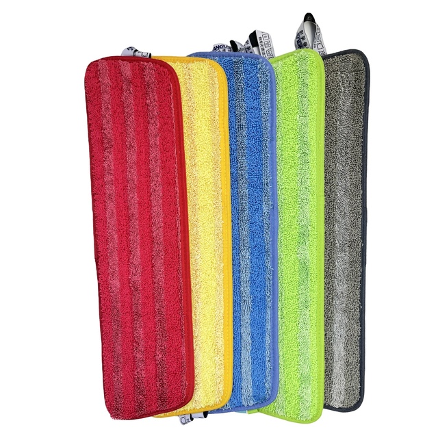 HOT Sale Microfiber Flat Mop Head Easy-to-Operate Absorbent Cotton Fiber Dust Push Replacement Cloth Strip Microfiber Mops