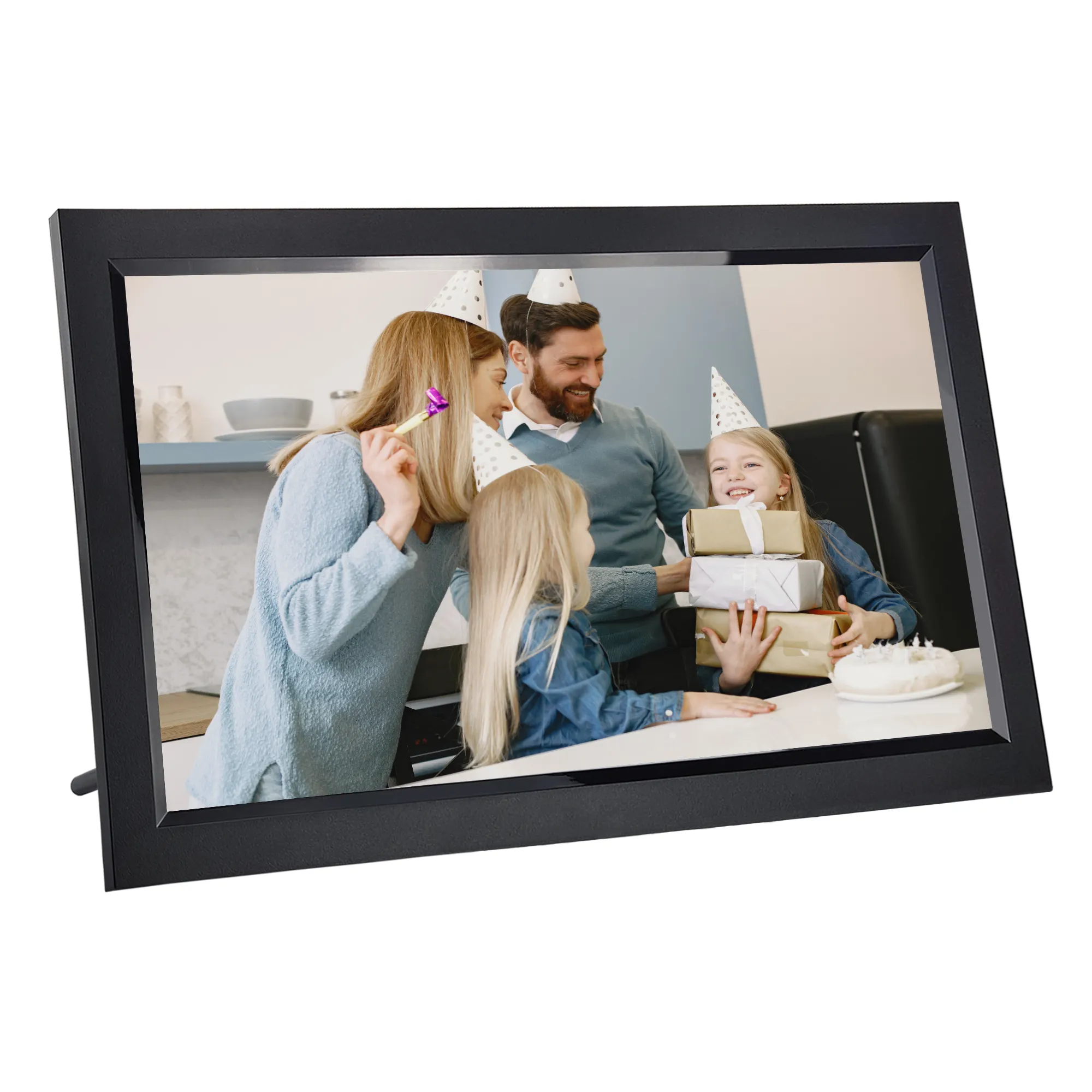 Schermo IPS-LCD 15.6 pollici WiFi cornice digitale foto Cloud cornice digitale immagine Touch Screen quota cornice foto