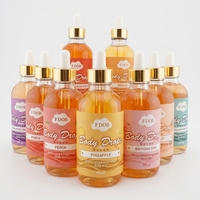 Minyak Tubuh Khusus dengan Vitamin C & E, Minyak Esensial Beraroma, Melembapkan, Menutrisi, Perawatan Kulit Cair untuk Semua Jenis Kulit, Penggunaan Sehari-hari
