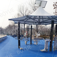 L'usine vend des équipements de musculation réglables en acier galvanisé de haute qualité pour l'extérieur.
