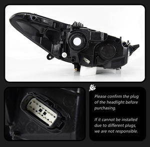 Ensemble de phares à double faisceau <span class=keywords><strong>bi</strong></span>-xénon pour Ford Mondeo 2013-2016, avec feux de jour LED et clignotants séquentiels, Plug and Play, pièces automobiles - Product Image 6