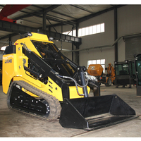 Fournisseur direct d'usine JIAHE Mini chargeuse compacte de 1450 kg avec moteur diesel Kubota, pompe hydraulique, livraison rapide, chargeuse frontale SHANDONG
