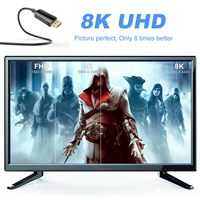 Câble optique flexible haute vitesse ZONG 8K DP 1.4V, 10M-100M, PVC, pour moniteur et lecteur DVD