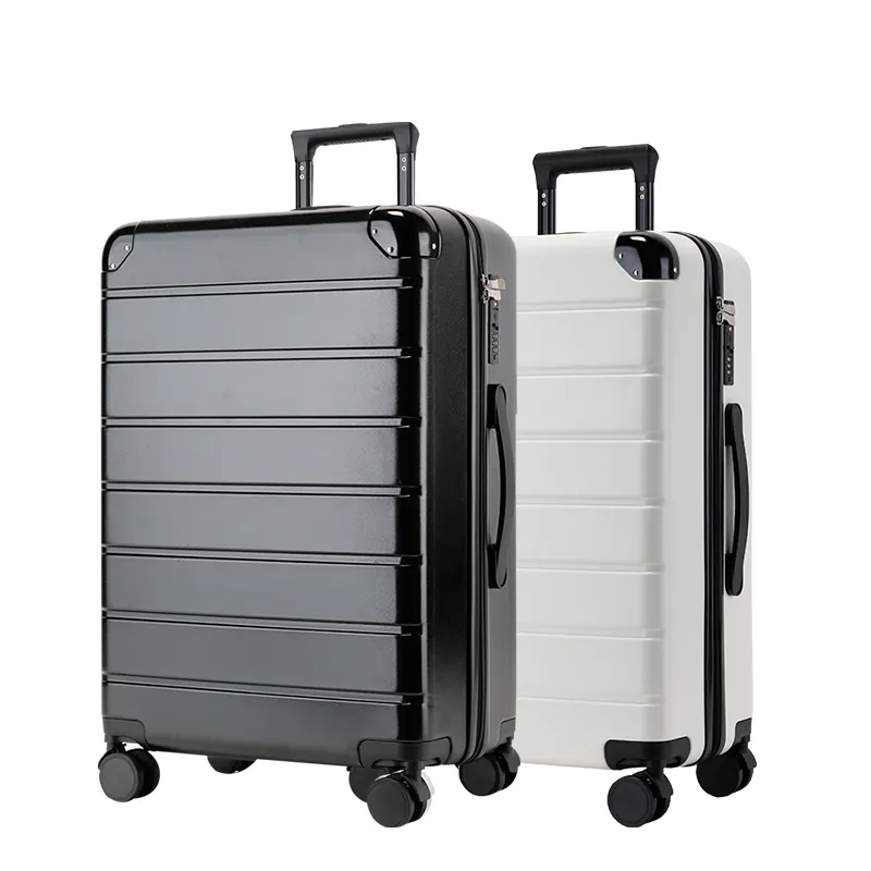 2023 Custom 20+22+24+28 4pcs Set ABS Spinner Wheel common Lock ordinary Zipper Suitcase Sets Hand Trolley ABS+PC Luggage sets