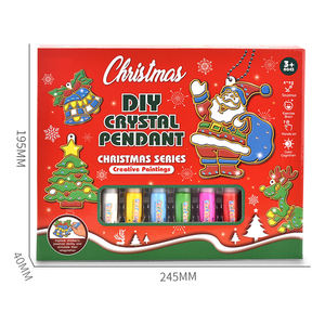 Kit <span class=keywords><strong>de</strong></span> peinture à la colle tridimensionnelle <span class=keywords><strong>de</strong></span> Noël Diy Set Funny Graffiti Toy Handmade Kids 'Educational Gift Toy - Product Image 4