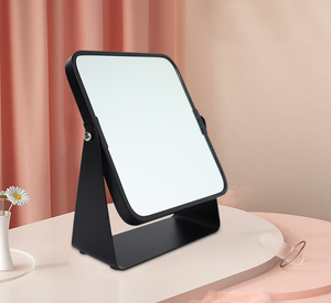 Đứng lên USB pin ánh sáng Máy tính để bàn LED make up gương với sắt cơ sở Vanity Đèn Gương cho phòng ngủ - Product Image 4