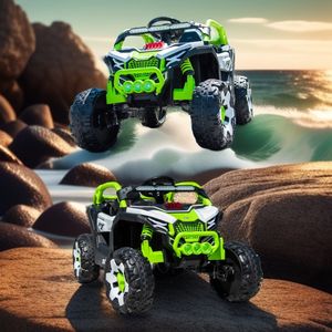 Model baru kendaraan Off-Road elektrik empat roda mobil mainan plastik anak berkendara untuk usia 2 hingga 4 tahun - Product Image 3