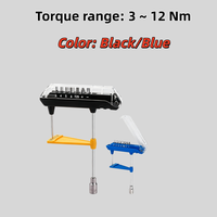 Clé dynamométrique multi-outils Worldcycle TL-12 avec poignée en nylon, douilles CrV et embouts en acier inoxydable – Outil de réparation de vélo de route portable et étanche