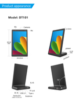 Desain Baru Tablet Android Digital Signage Industri Tipe L 10,1 Inci All-in-One RK3568 dengan Kamera Depan 5.0MP Wi-Fi 6 RJ45