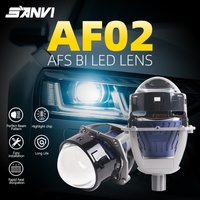 Phares à lentille de projecteur LED 3 pouces 12V neuves avec fonction EL AFS AF002 67W 5500K pour système d'éclairage automobile (pièces de rechange)