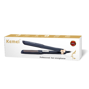 Plancha de Pelo de Cerámica LED <span class=keywords><strong>Kemei</strong></span>, <span class=keywords><strong>Rizador</strong></span> de Pelo con Temperatura y Iones Negativos, Cuidado del Cabello, Uso Doméstico, Venta al por Mayor Transfronteriza Km-851 - Product Image 3