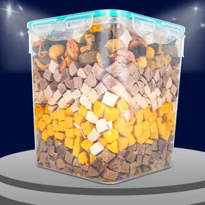 Miscuglio di proteine Premium miscuglio di carne liofilizzata per animali domestici per cani e gatti Snack Multi-proteici adatti all'addestramento per animali domestici - Product Image 2