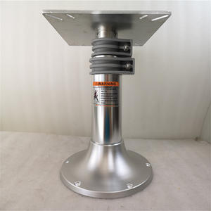 Base de Mesa de Comedor Ajustable de 3 Niveles de Aluminio Resistente (335-685 mm) Accionada Neumáticamente para Autocaravanas Marinas - Product Image 5