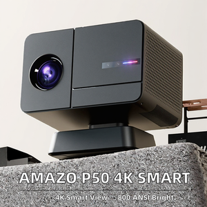Proyector Inteligente Portátil 4K 1080P con Android 14, 800 Lúmenes, Altavoces Integrados, para Cine y Juegos, LAN, LED, 120W - Product Image 3