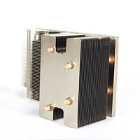 Conçu sur mesure 1.5U serveur aluminium dissipateur de chaleur boucle carrée aileron avec traitement CNC coupe pliage soudage