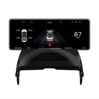 Affichage de vitesse intelligent, tableau de bord tactile, moniteur de vitesse HD, volant avant, Tesla Model Y&3, compteur automatique 1 an