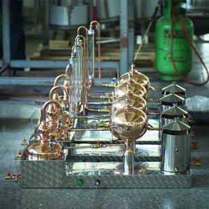 Olla de cobre de <span class=keywords><strong>3</strong></span> litros todavía equipo de destilación de vapor para brandy whisky - Product Image 1