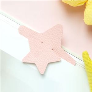 <b>Creative</b> Colorful PU Leather Bookmarks-Embossed Portable Welcome <b>Gifts</b> for Book Lovers and Students Star Page Marker - Product Image 2