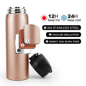 Termo de acero inoxidable para mantener la comida, taza térmica de viaje de 500ml, <span class=keywords><strong>24h</strong></span> - Product Image 2